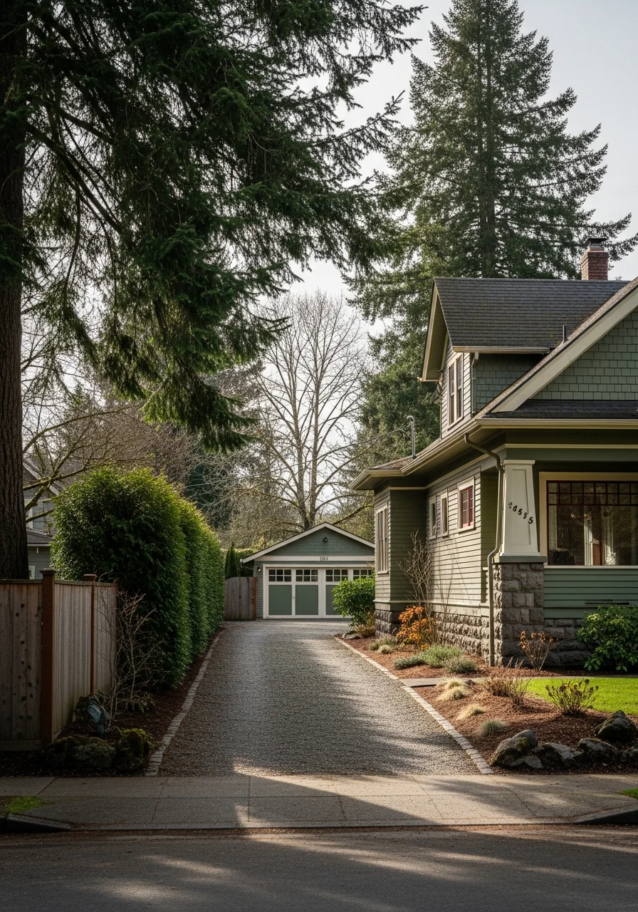 Service professional and Silverton homeowner on property with mountain-view setting visible.